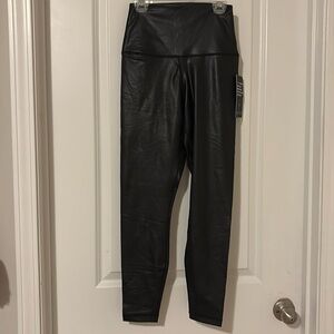 Brand new with tags 90 Degrees by Reflex Leatherette Leggings! Size Small.
